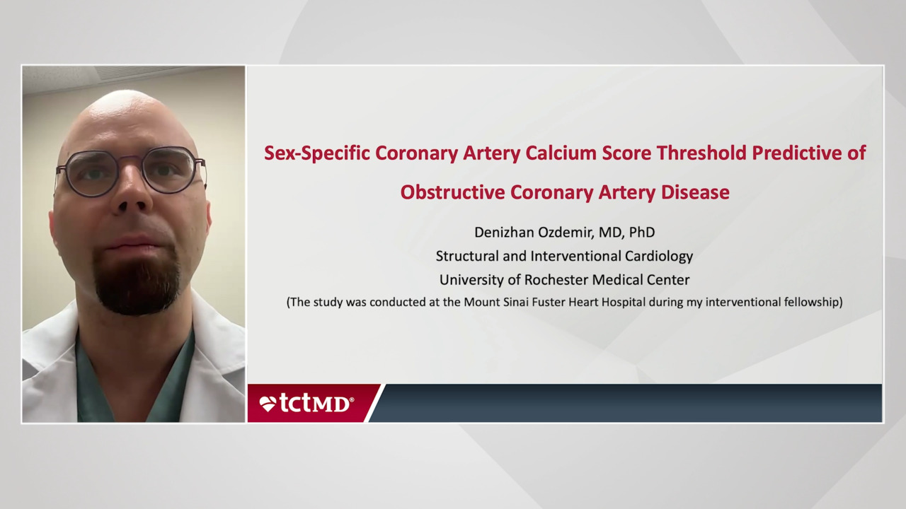 Quick Takes: Denizhan Ozdemir on CAC Score Thresholds by Sex