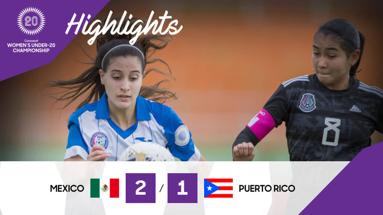 Goals and Highlights: Mexico women's 4-0 Puerto Rico in Central American  Games