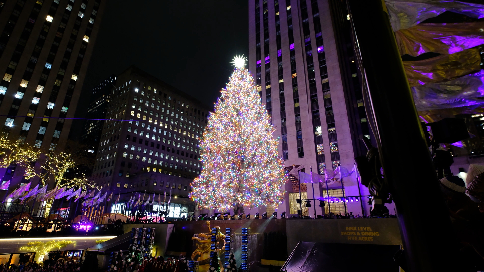 Hechos, historia e iluminación del árbol de Navidad Rockefeller, image size:1920x1080