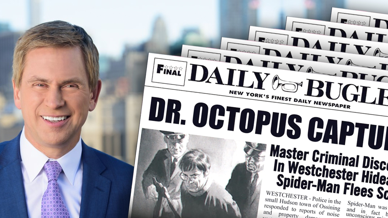 Mcu News Anchor Pat Kiernan Reads Daily Bugle Headlines Marvel