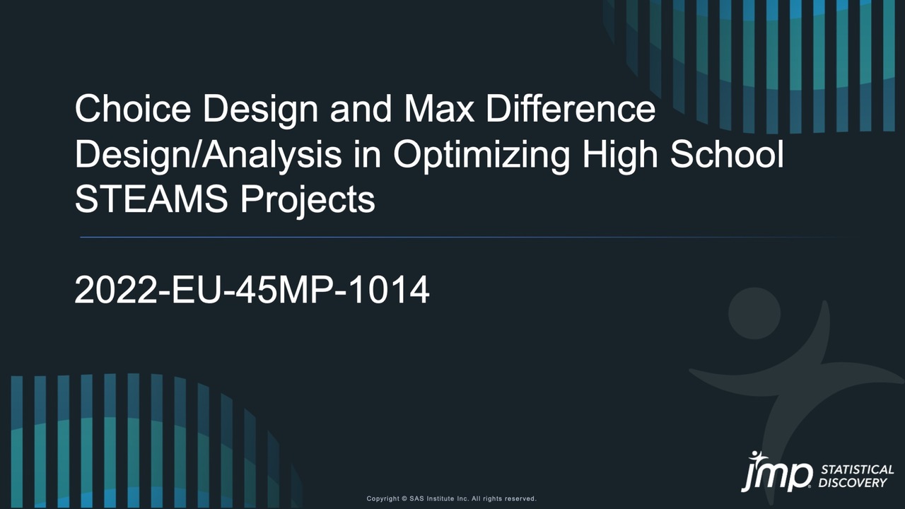 Predictive Analysis of Online Chess Outcomes and Success (2022-US-EPO-1169)  - JMP User Community