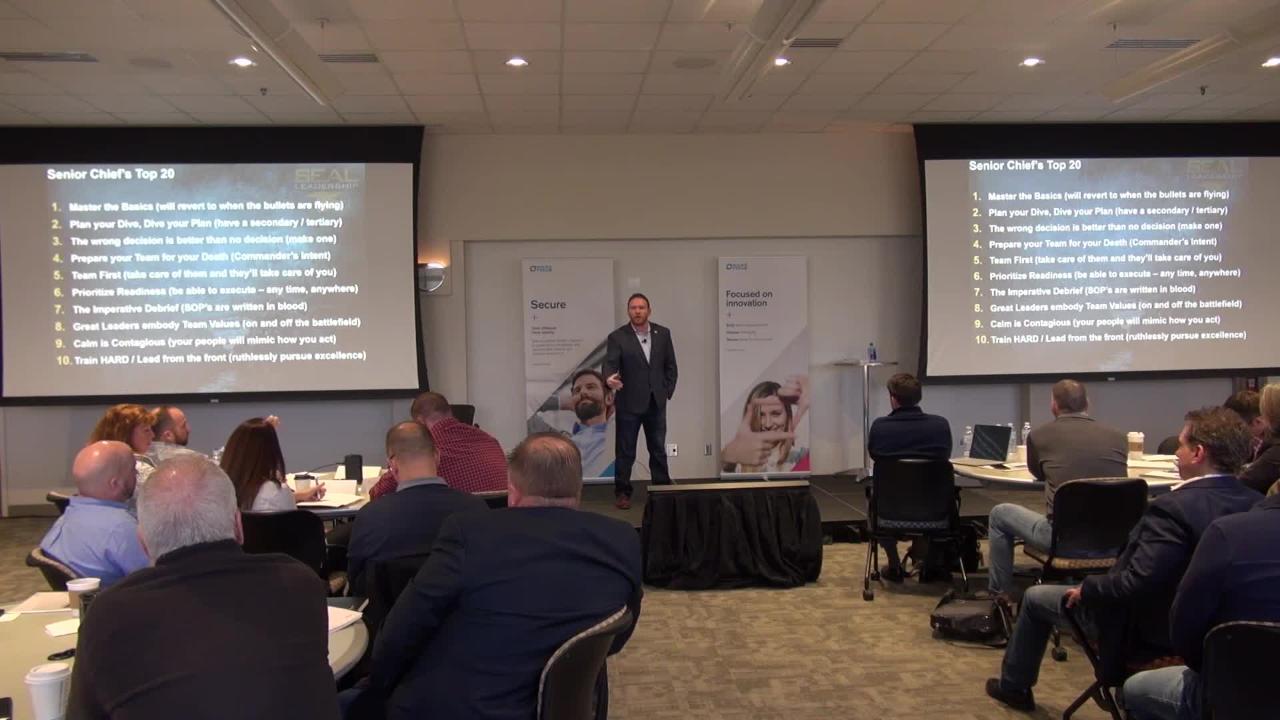 SLS DAY 1 Part 2 Jake Newbold Navy Seal - ITOM Practitioner Portal