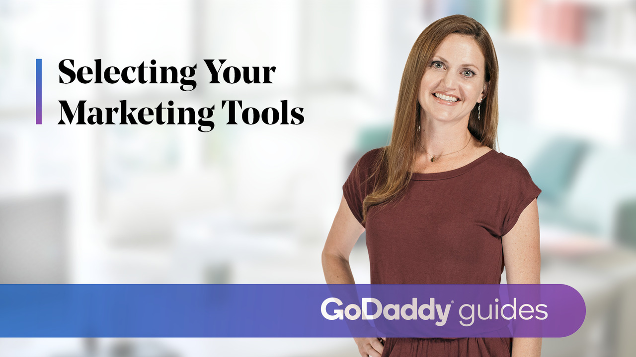 GoDaddy Help Center - How-To Video - Selecting Your Marketing Tools