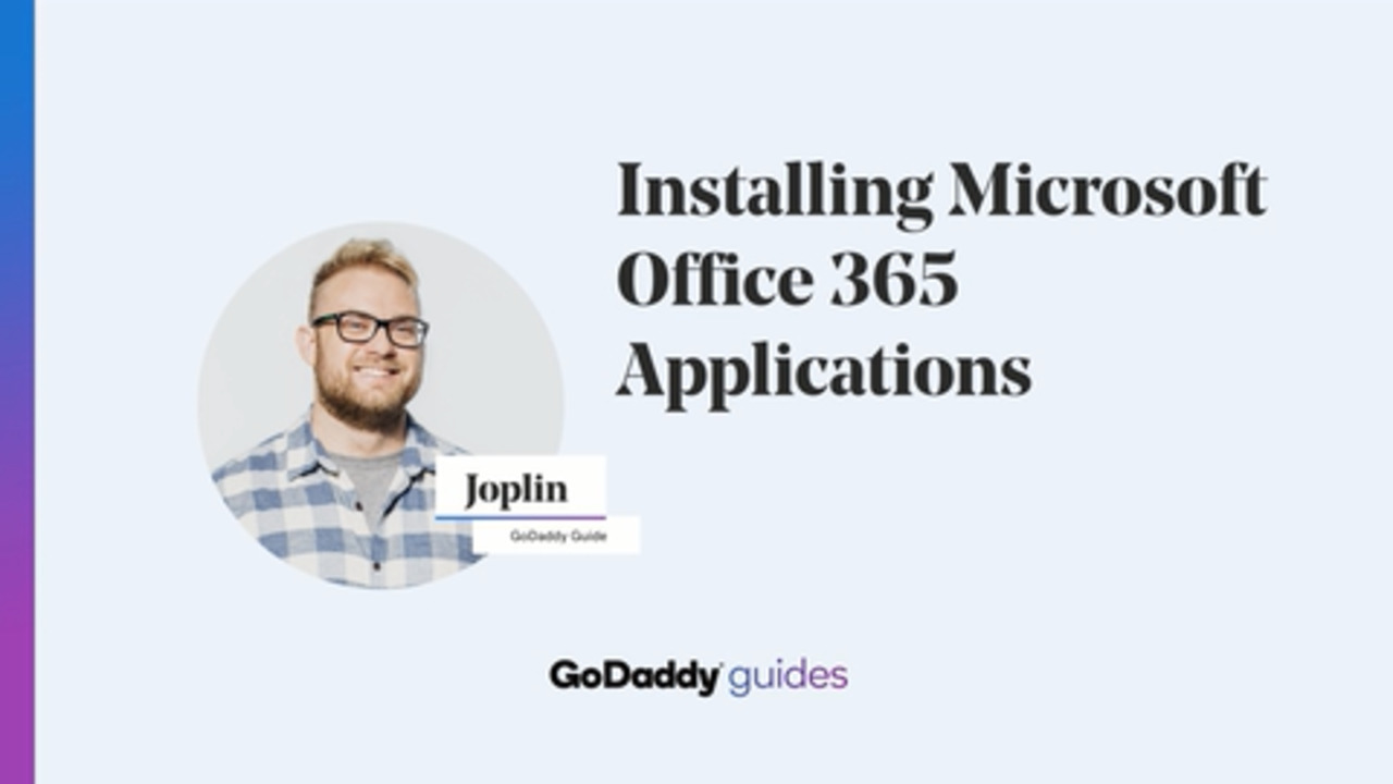A quick start guide to Microsoft 365 from GoDaddy