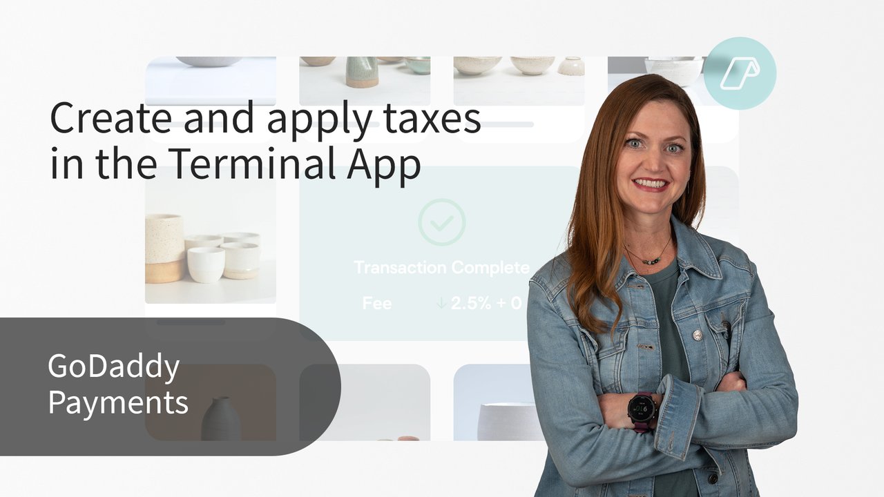 GoDaddy Help Center - How-To Video - Create and apply taxes in the ...