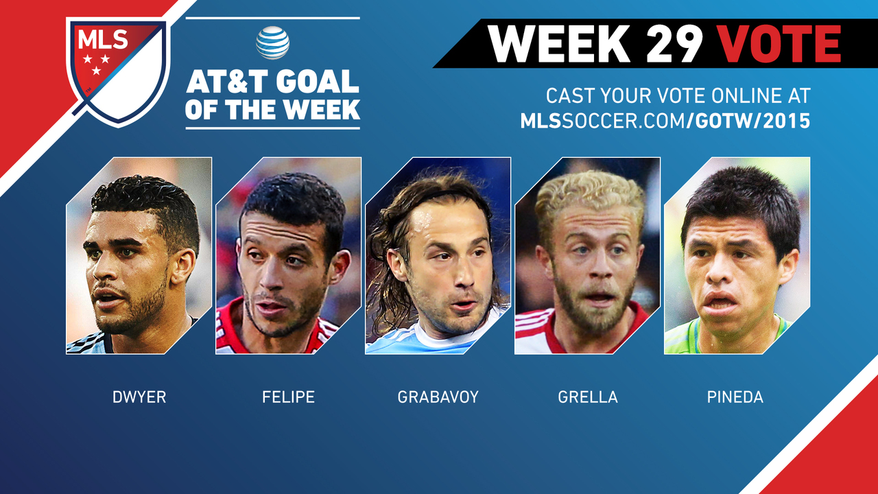 Vote Now For 15 At T Mls Goal Of The Week Week 29 Mlssoccer Com