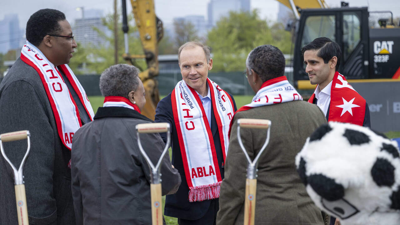 Training Facility for Chicago Fire Football Club Continues Foundation Work  at Addams/Medill Park - Chicago YIMBY