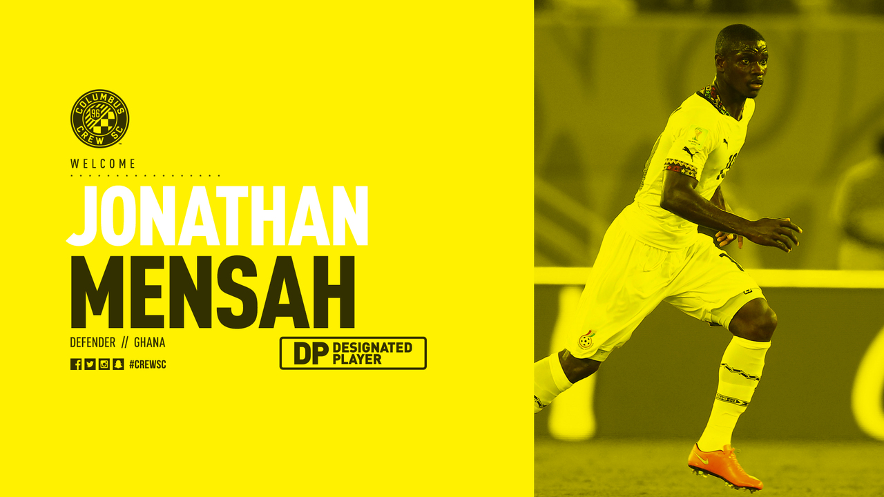 Columbus Crew trade Jonathan Mensah to San Jose