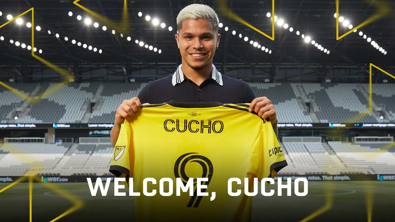 Was Cucho Hernández wearing a bra when he scored for the Crew?