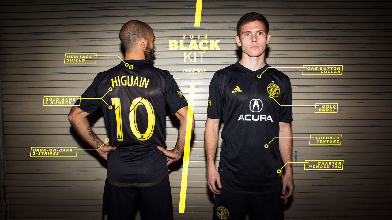 columbus crew black jersey