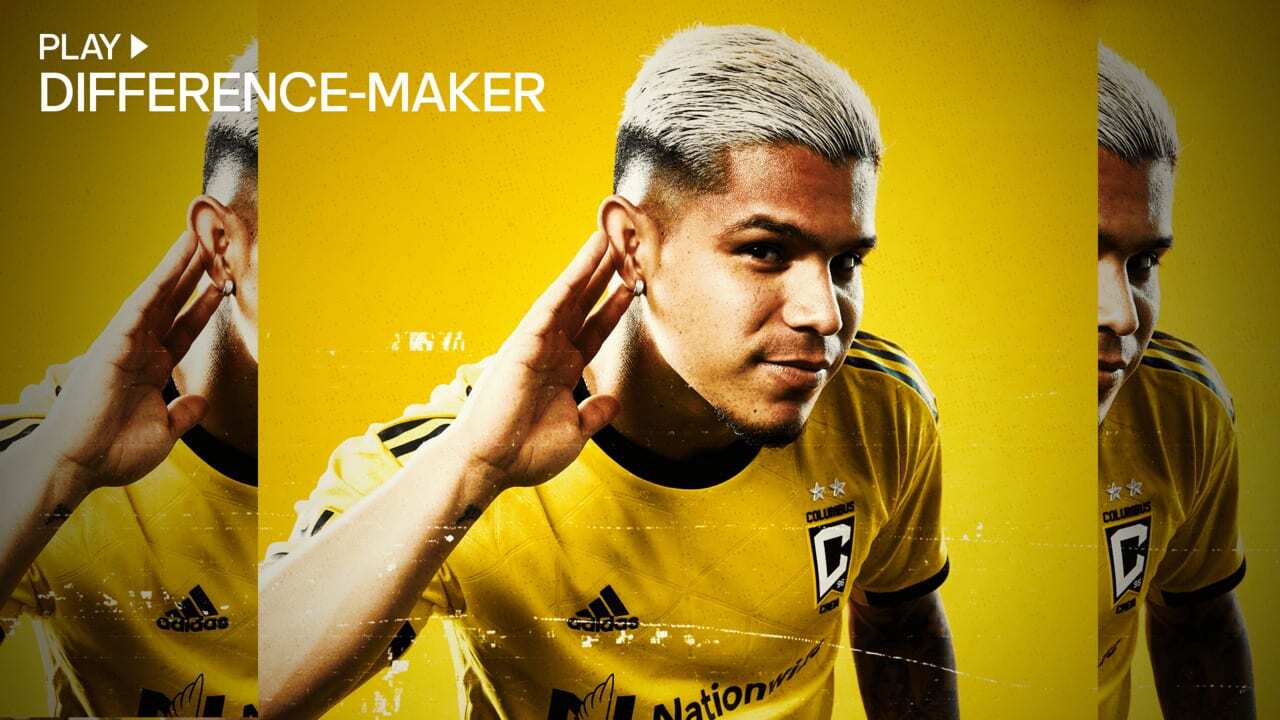 Cucho Hernandez scores goal for Columbus Crew vs. FC Cincinnati