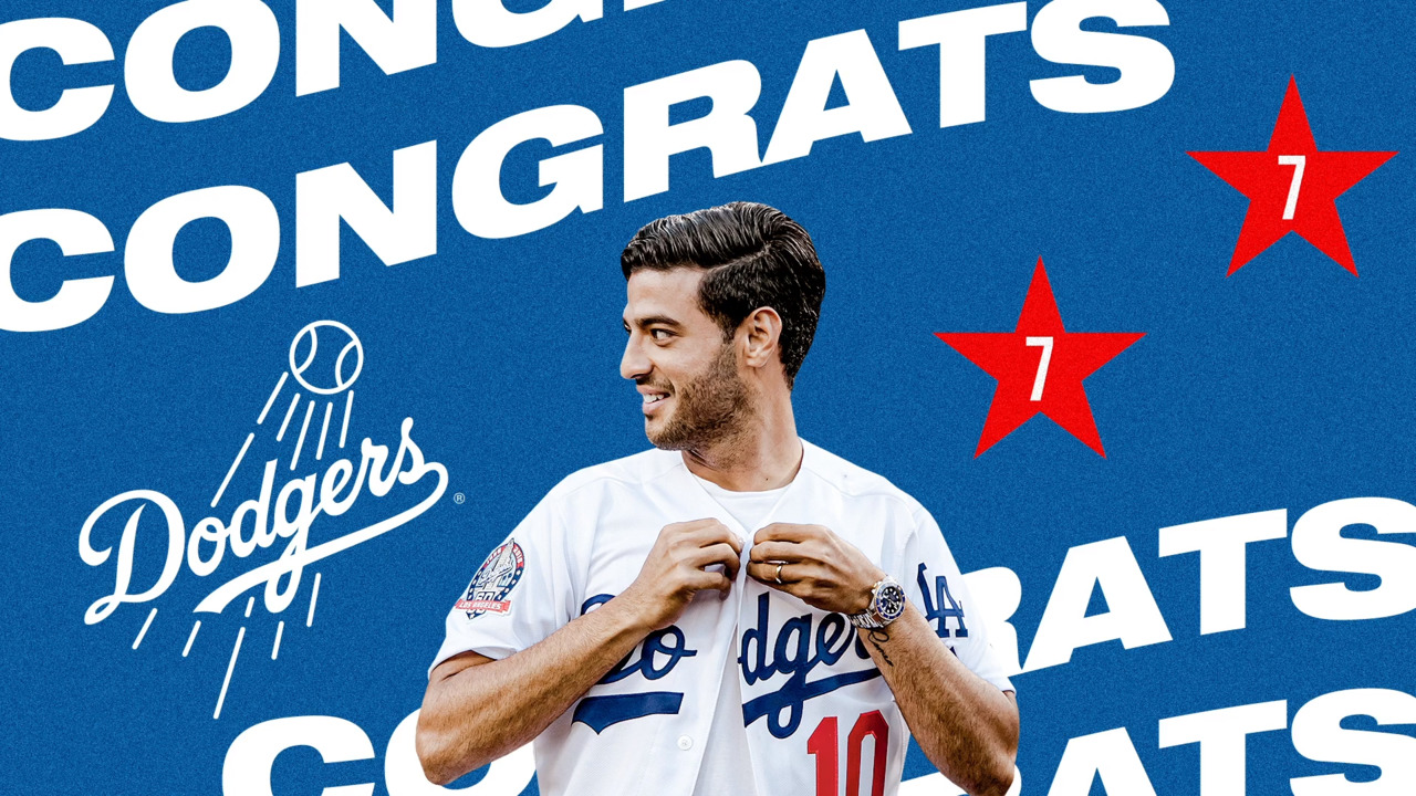 The Almontes. Congratulations - Los Angeles Dodgers