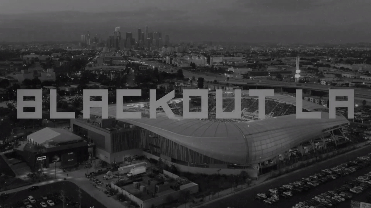 Los Angeles Football Club - #BlackoutLA #LAFC x #Dodgers