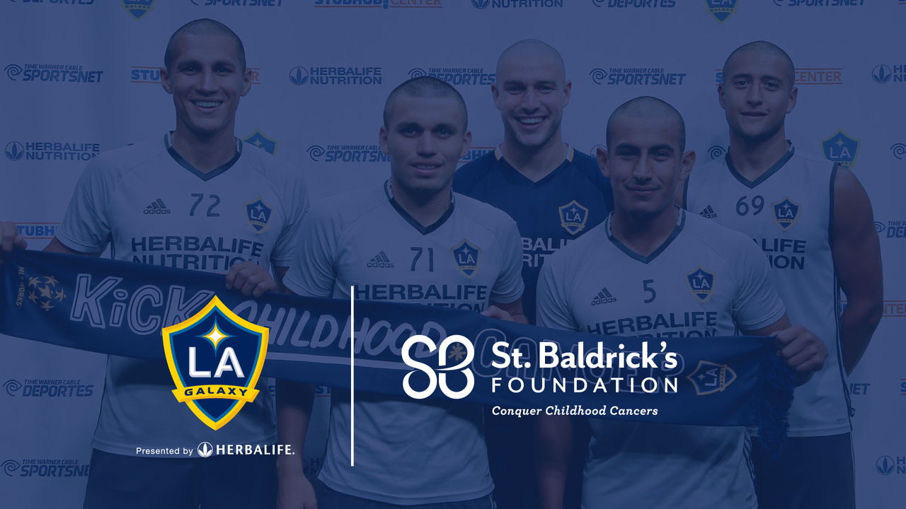 LA Galaxy Celebrate Childhood Cancer Awareness Month