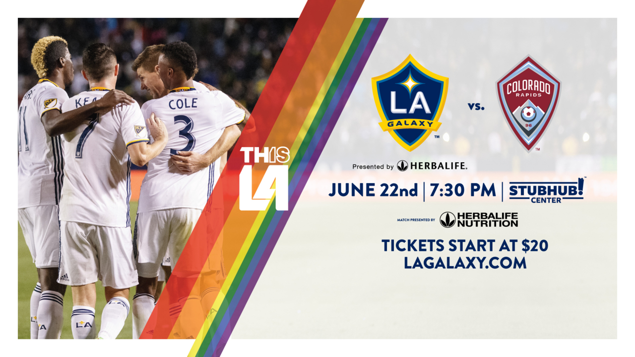 LA Galaxy to host fifth annual Pride Night on May 30; one of the  longest-running Pride Nights in professional sports