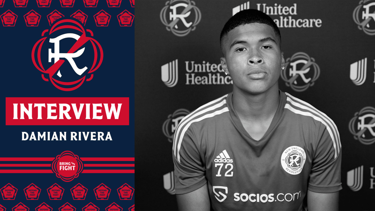 New England Revolution Damian Rivera his first goal against Inter Miami FC