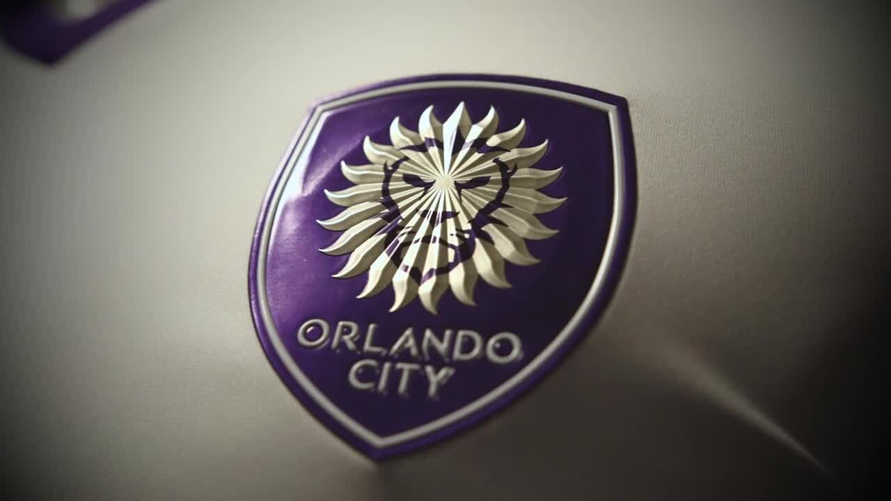 Adidas MLS Jersey Orlando City Team Purple w/Purple Collar sz S