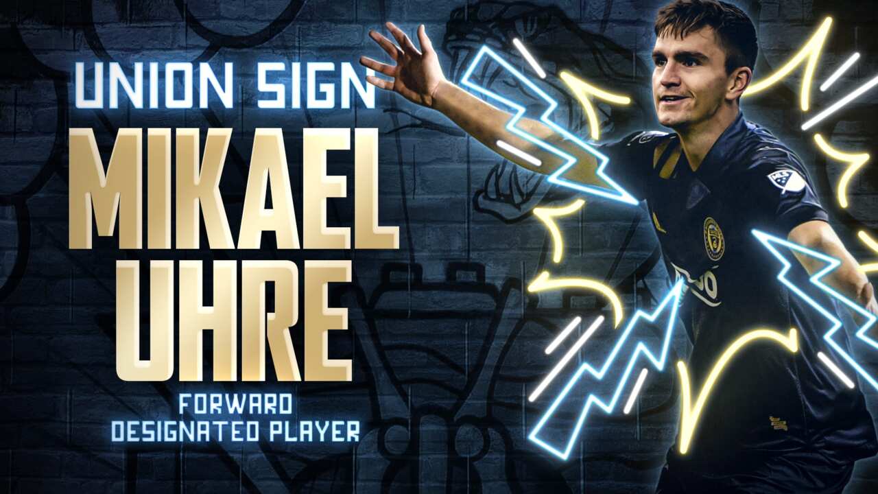 New Philadelphia Union striker Mikael Uhre will wear the No. 7