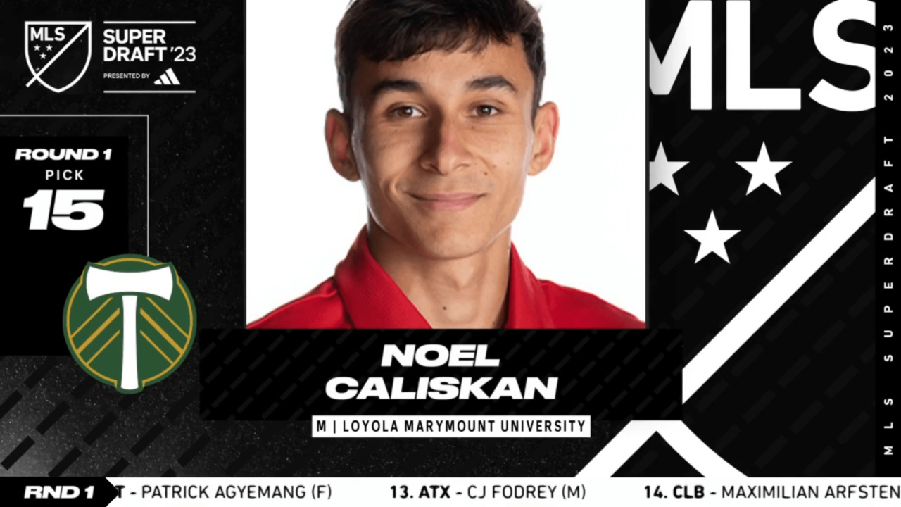 Portland Timbers select Noel Caliskan in Round 1 of the 2023 MLS SuperDraft