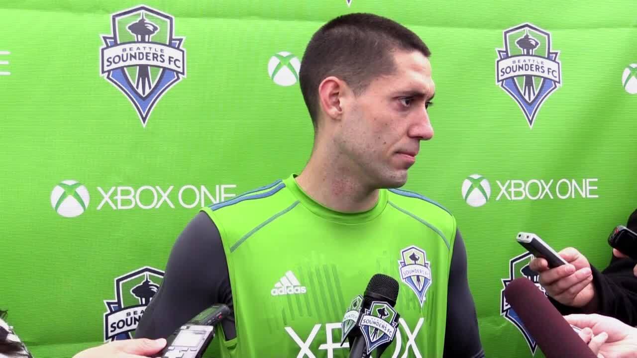 April 26, 2015: Clint Dempsey scores vs Portland and gives epic celebration  