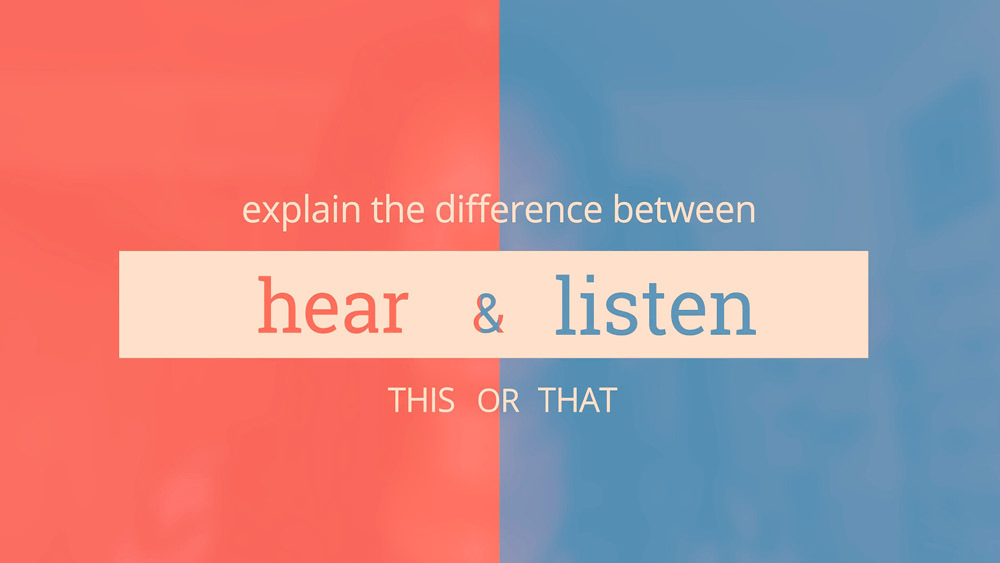 Listen Definition Of Listen At Dictionary Com