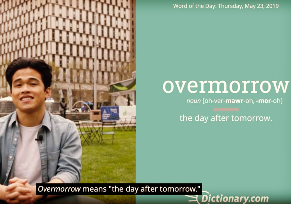 Overmorrow Definition Of Overmorrow At Dictionary Com