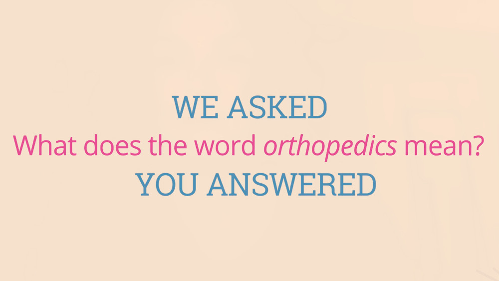 Orthopedics Definition Meaning Dictionary Com