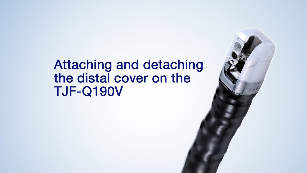 Attaching and detaching the distal cover on the TJF-Q190V