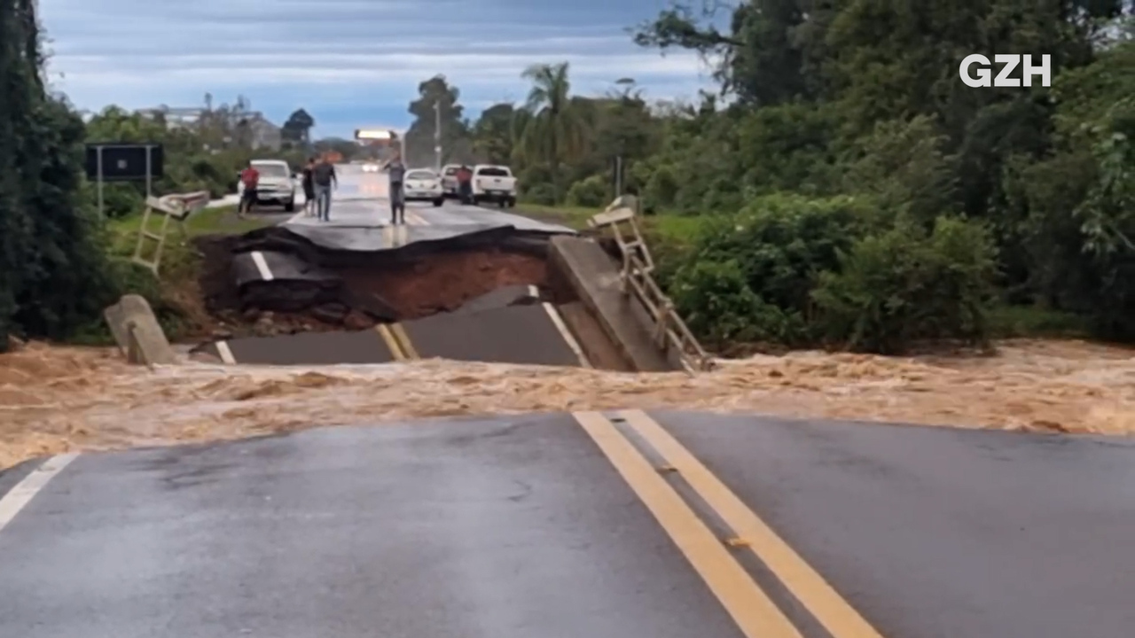 Ponte que caiu em Santa Maria precisa passar por obras antes de receber  estrutura provisória | GZH