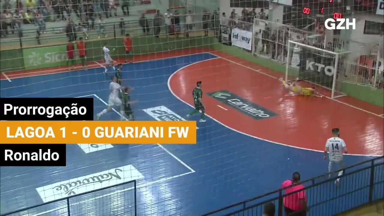 Lagoa Futsal reage e se classifica para a semifinal do Gauchão, nos pênaltis  - X1 Futsal