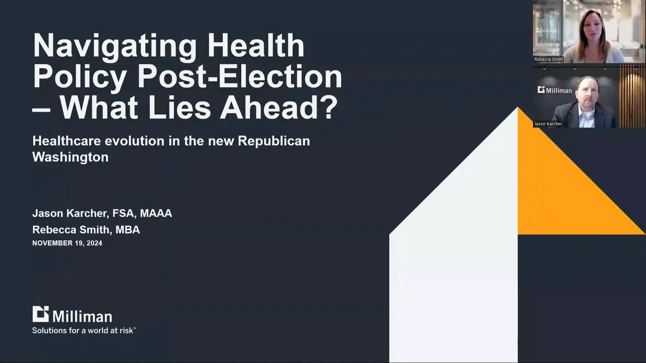 Navigating health policy post-election – What lies ahead?