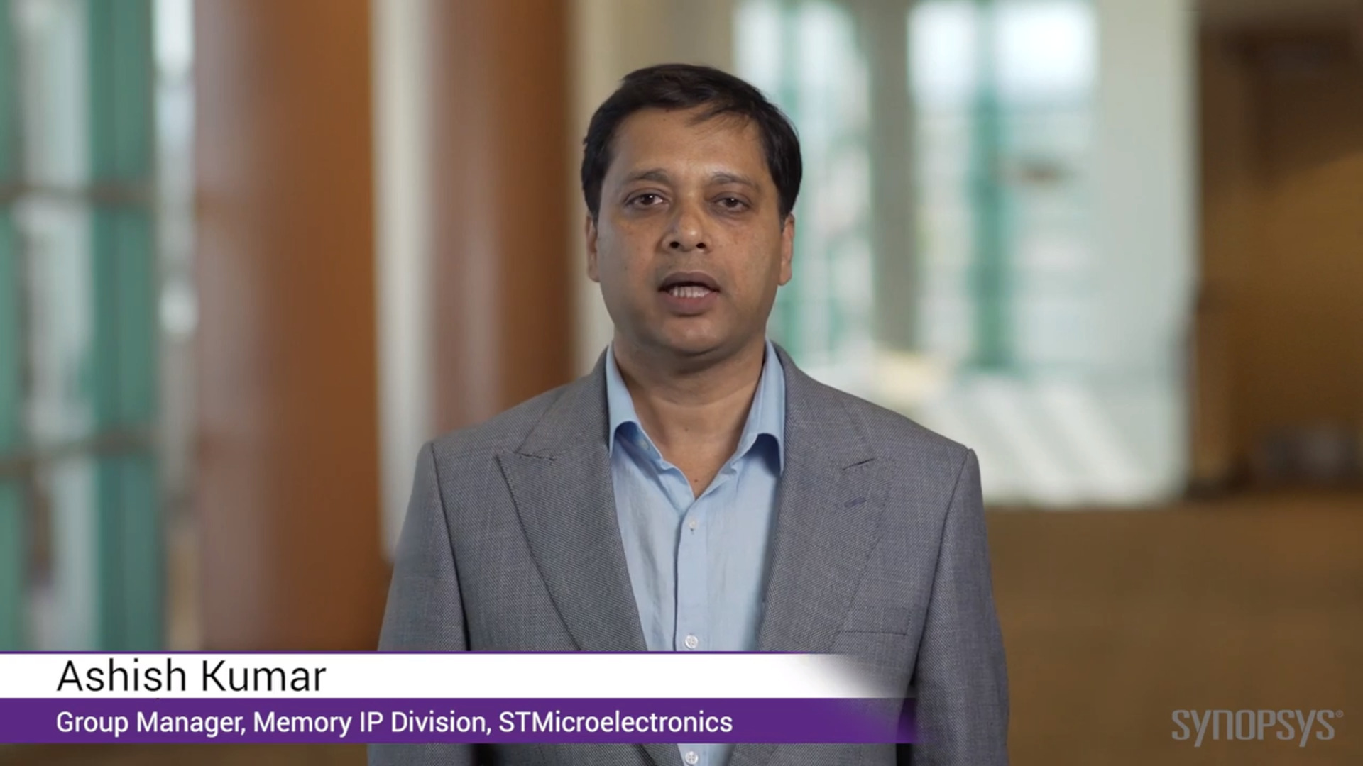 STMicroelectronics - Customer Success Story (Ashish Kumar - Group Manager, Memory IP Division)