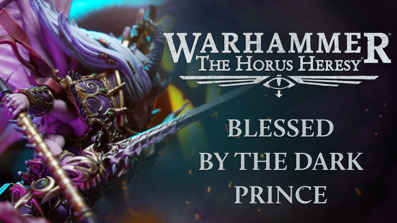 Warhammer: The Horus Heresy - Horus has been blessed by the Dark Gods.  Check out the new Horus Ascended miniature for Warhammer: The Horus Heresy:   #NOVAOpen2022