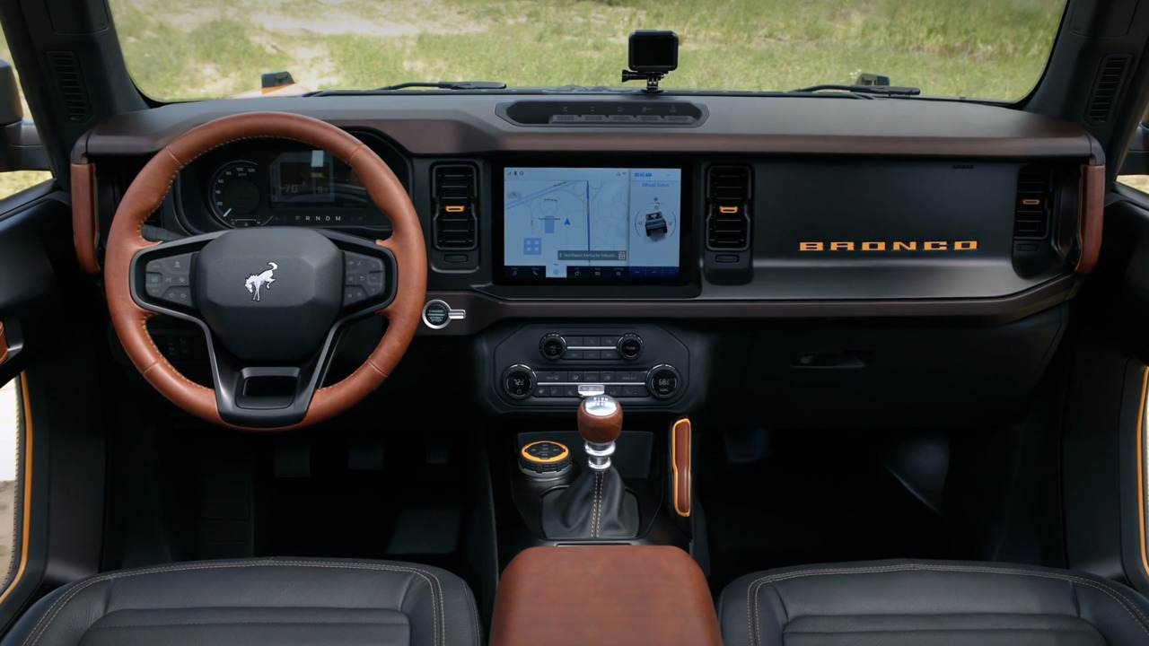 2021 Ford Bronco Outer Banks 4 Door Interior