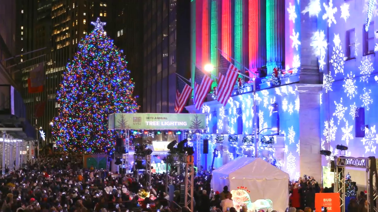 Annual Tree Lighting Nyse