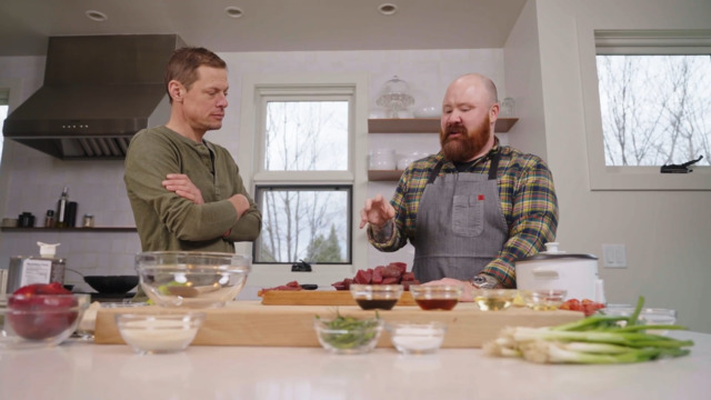 S1-E03: Quick and Easy Elk Stir Fry with Steven Rinella and Chef Kevin Gillespie