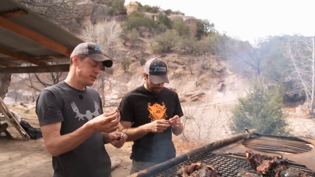 Steven Rinella and Remi Warren Hunt and Cook a Coyote