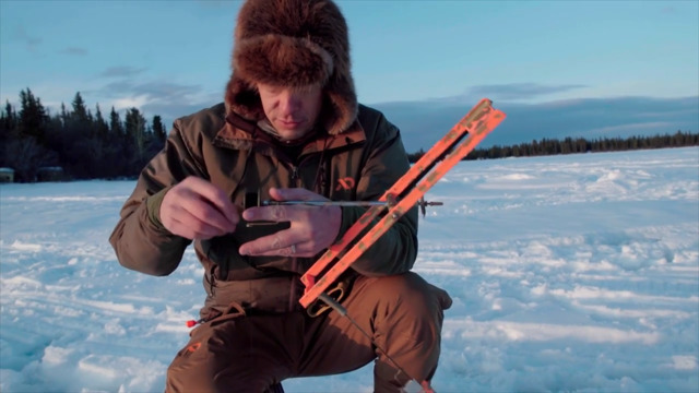 Using Tip Ups for Burbot in Central Alaska