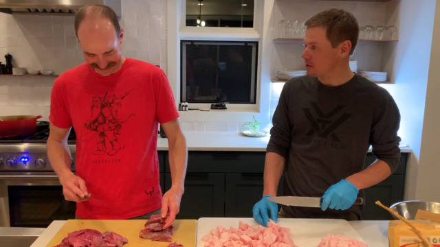 Steve & Cal Make Wild Game Sausage