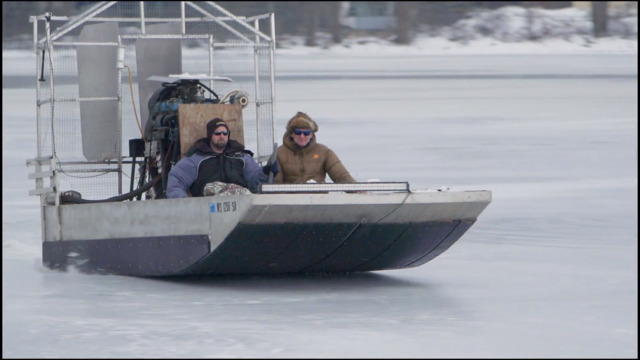 S1-E07: Ice Fishing in Downtown Green Bay & Homemade Airboat Ride