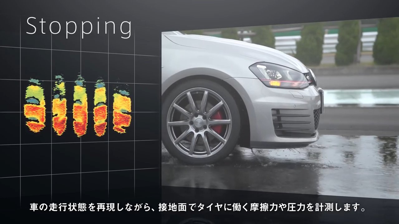 タイヤの接地面を”見る”技術「ULTIMAT EYE® | テクノロジー 