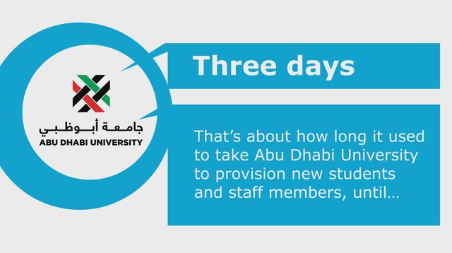 Abu Dhabi University automates access management with Identity Manager