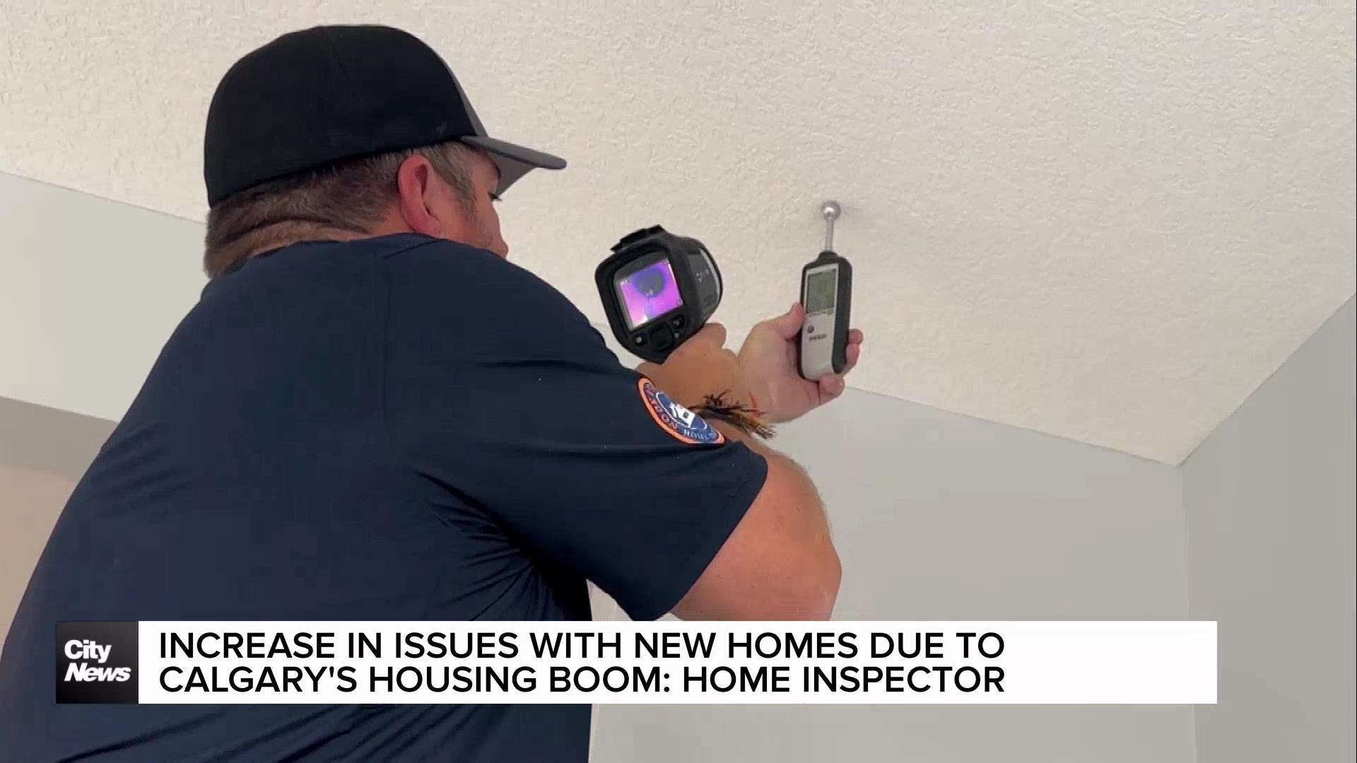 New Calgary homes seeing increase in issues: home inspector