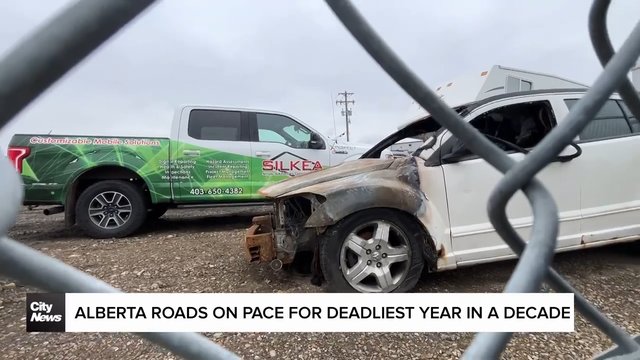 Alberta roads on pace for deadliest year in a decade: RCMP