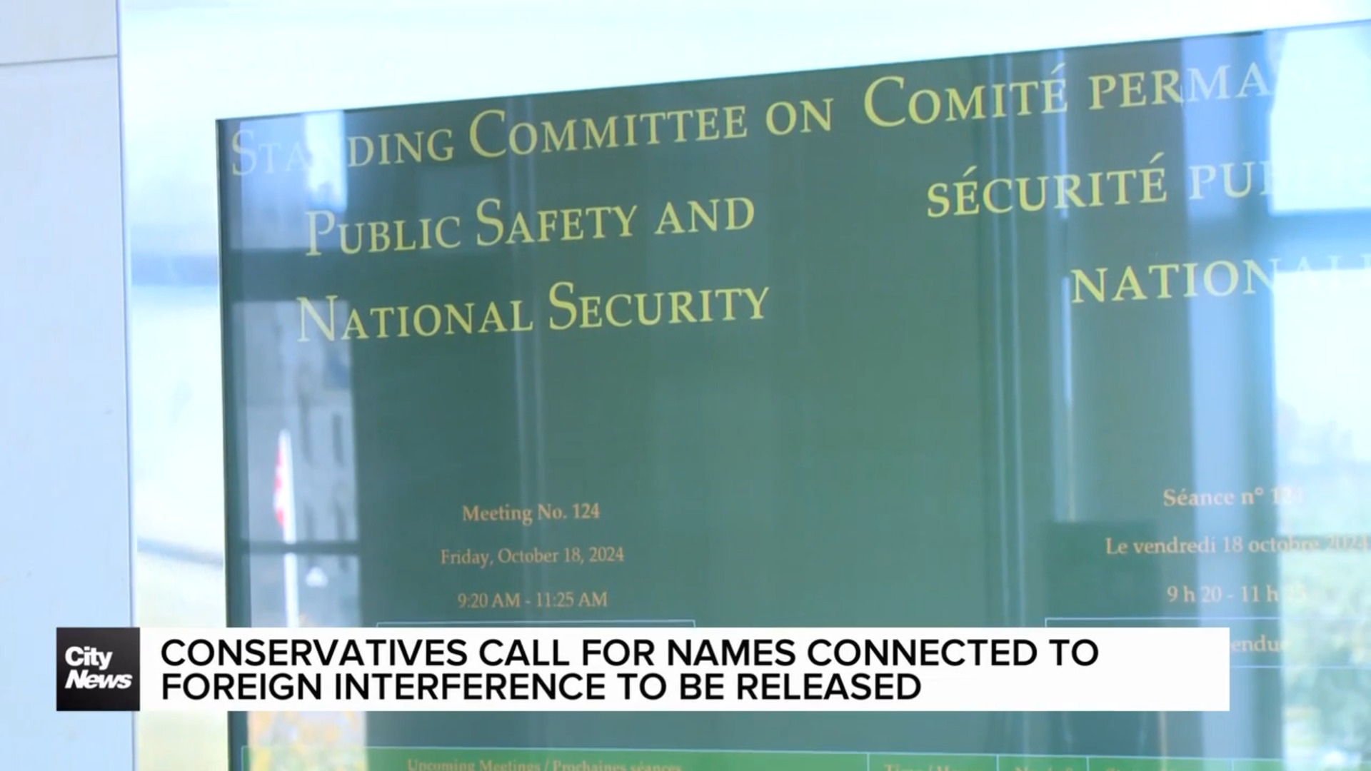 Tories want foreign interference names