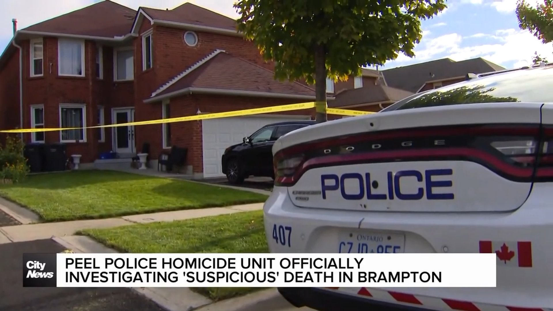 Peel police homicide unit officially investigating suspicious death in ...