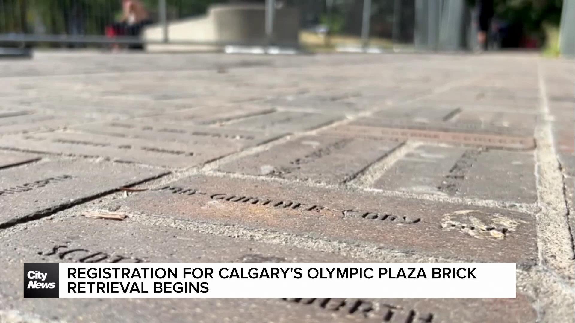 Registration opens for Calgary's Olympic Plaza brick retrieval