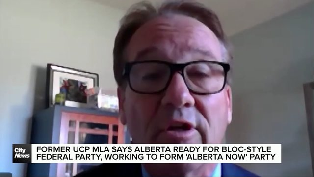 Former UCP MLA says Alberta ready for bloc-style federal party, working to form 'Alberta now' party