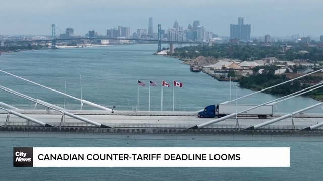 Midnight deadline looms for Canada's counter-tariffs on American goods