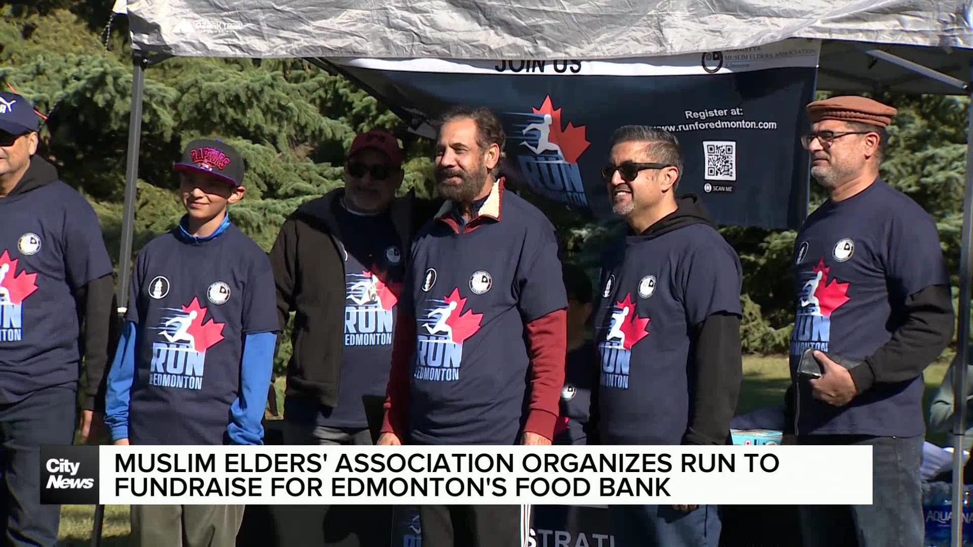 Muslim Elders' Association organizes run to fundraise for Edmonton's Food Bank